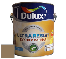 Краска DULUX LUXIUM ULTRA RESIST КУХНЯ И ВАННАЯ матовая ультрастойкая краска цвет NCS S 5020-Y10R 