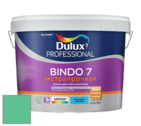 Краска DULUX LUXIUM BINDO 7 Экстрапрочная матовая краска цвет 10GG 44/395 Minty