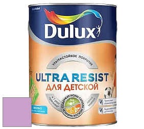 Краска DULUX LUXIUM ULTRA RESIST ДЛЯ ДЕТСКОЙ ультрастойкая матовая краска цвет 78RB 46/259 