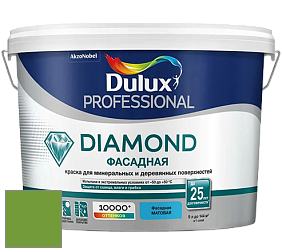 Краска DULUX LUXIUM DIAMOND ФАСАДНАЯ матовая краска цвет 30GY 27/514 Woodland fern 3