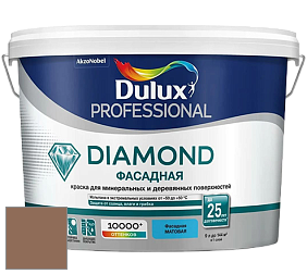 Краска DULUX LUXIUM DIAMOND ФАСАДНАЯ матовая краска цвет 70YR 18/184 Antique Photograph