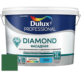 Краска DULUX LUXIUM DIAMOND ФАСАДНАЯ матовая краска цвет NCS S 4550-G10Y 
