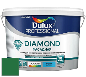 Краска DULUX LUXIUM DIAMOND ФАСАДНАЯ матовая краска цвет NCS S 3560-G10Y 