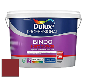 Краска DULUX LUXIUM BINDO НЕГОРЮЧАЯ 9л глубокоматовая краска цвет 02YR 09/373 Crimson Sunbird