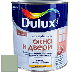 Краска DULUX LUXIUM ОКНА И ДВЕРИ полуматовая краска цвет 50GY 43/120 Reptilian