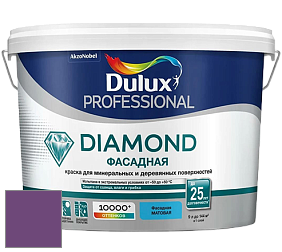 Краска DULUX LUXIUM DIAMOND ФАСАДНАЯ матовая краска цвет NCS S 4050-R50B 