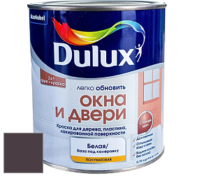 Краска DULUX LUXIUM ОКНА И ДВЕРИ полуматовая краска цвет NCS S 8010-R30B 