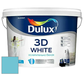 Краска DULUX LUXIUM 3D WHITE матовая краска цвет NCS S 1040-B10G 
