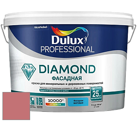 Краска DULUX LUXIUM DIAMOND ФАСАДНАЯ матовая краска цвет 10YR 28/361 Burnt autumn 2