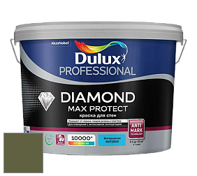Краска DULUX LUXIUM DIAMOND MAX PROTECT матовая краска цвет NCS S 6030-G50Y 