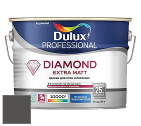 Краска DULUX LUXIUM DIAMOND EXTRA MATT глубокоматовая краска цвет NCS S 8000-N 
