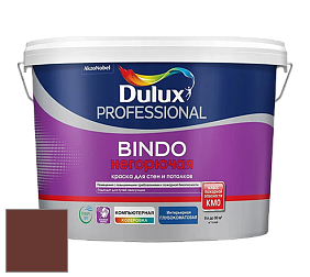 Краска DULUX LUXIUM BINDO НЕГОРЮЧАЯ 9л глубокоматовая краска цвет RAL 8012 