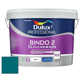 Краска DULUX LUXIUM BINDO 2 глубокоматовая краска цвет NCS S 4550-B20G 