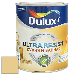 Краска DULUX LUXIUM ULTRA RESIST КУХНЯ И ВАННАЯ полуматовая ультрастойкая краска цвет 45YY 65/334 Portuguese Sonnet