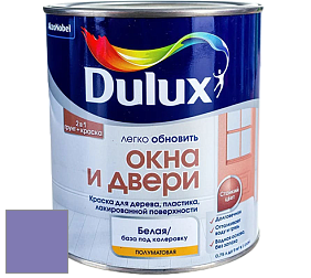 Краска DULUX LUXIUM ОКНА И ДВЕРИ полуматовая краска цвет 06RB 24/295 