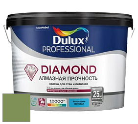 Краска DULUX LUXIUM DIAMOND MATT матовая краска цвет 16GY 28/295 Clipped Hedge