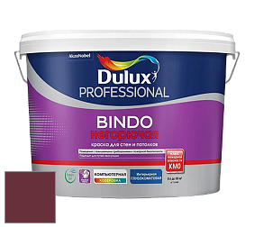 Краска DULUX LUXIUM BINDO НЕГОРЮЧАЯ 9л глубокоматовая краска цвет 80RR 07/260 Deep Garnet