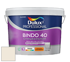 Краска DULUX LUXIUM BINDO 40 Специальная полуглянцевая краска цвет 45YY 83/062 Stowe White