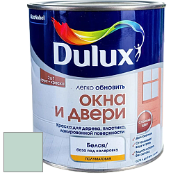 Краска DULUX LUXIUM ОКНА И ДВЕРИ полуматовая краска цвет 30GG 66/103 