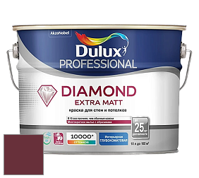 Краска DULUX LUXIUM DIAMOND EXTRA MATT глубокоматовая краска цвет 80RR 07/260 Deep Garnet