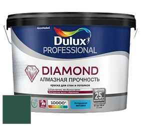 Краска DULUX LUXIUM DIAMOND MATT матовая краска цвет RAL 6028 