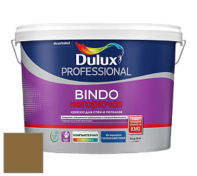 Краска DULUX LUXIUM BINDO НЕГОРЮЧАЯ 9л глубокоматовая краска цвет NCS S 5040-Y 