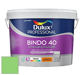 Краска DULUX LUXIUM BINDO 40 Специальная полуглянцевая краска цвет NCS S 0560-G20Y 