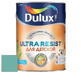 Краска DULUX LUXIUM ULTRA RESIST ДЛЯ ДЕТСКОЙ ультрастойкая матовая краска цвет 70GG 37/244 