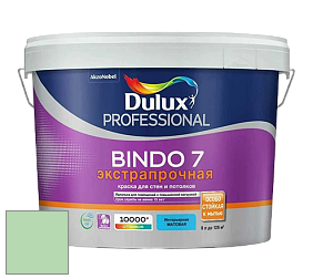Краска DULUX LUXIUM BINDO 7 Экстрапрочная матовая краска цвет RAL 6019 