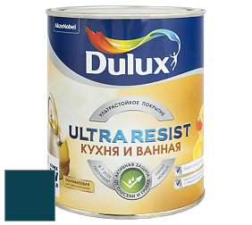 Краска DULUX LUXIUM ULTRA RESIST КУХНЯ И ВАННАЯ полуматовая ультрастойкая краска цвет RAL 5020 