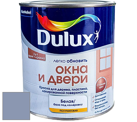 Краска DULUX LUXIUM ОКНА И ДВЕРИ полуматовая краска цвет 50BB 32/140 