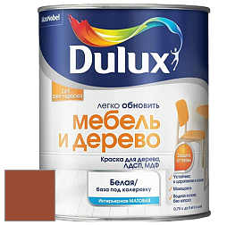 Краска DULUX LUXIUM МЕБЕЛЬ И ДЕРЕВО матовая краска цвет 50YR 12/406 Tinder Box