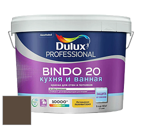 Краска DULUX LUXIUM BINDO 20 Кухня и Ванная полуматовая краска цвет 91YR 10/089 Hilarious Henna