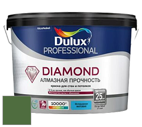 Краска DULUX LUXIUM DIAMOND MATT матовая краска цвет 50GY 13/306 Woodland fern 2