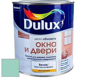 Краска DULUX LUXIUM ОКНА И ДВЕРИ полуматовая краска цвет 50GG 57/203 