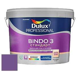 Краска DULUX LUXIUM BINDO 3 Стандарт глубокоматовая краска цвет 42RB 14/320 Purple Fire