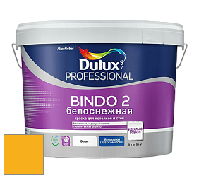 Краска DULUX LUXIUM BINDO 2 глубокоматовая краска цвет 25YY 49/757 Golden Sun