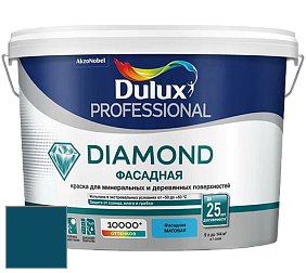 Краска DULUX LUXIUM DIAMOND ФАСАДНАЯ матовая краска цвет 88BG 08/179 Blue Imagination