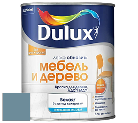 Краска DULUX LUXIUM МЕБЕЛЬ И ДЕРЕВО матовая краска цвет NCS S 4020-B 