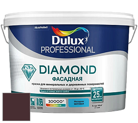 Краска DULUX LUXIUM DIAMOND ФАСАДНАЯ матовая краска цвет 84RR 05/082 Scottsdale Brown