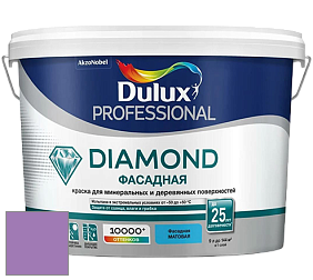 Краска DULUX LUXIUM DIAMOND ФАСАДНАЯ матовая краска цвет NCS S 2050-R50B 
