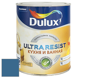 Краска DULUX LUXIUM ULTRA RESIST КУХНЯ И ВАННАЯ полуматовая ультрастойкая краска цвет 30BB 14/242 Moonlight Drive