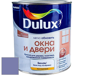 Краска DULUX LUXIUM ОКНА И ДВЕРИ полуматовая краска цвет 90BB 22/247 Lilac heather 1