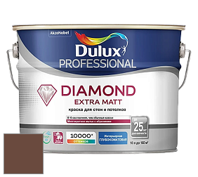 Краска DULUX LUXIUM DIAMOND EXTRA MATT глубокоматовая краска цвет 50YR 10/151 Tobacco Brown