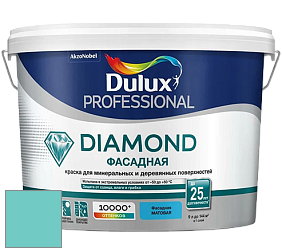 Краска DULUX LUXIUM DIAMOND ФАСАДНАЯ матовая краска цвет NCS S 1040-B50G 