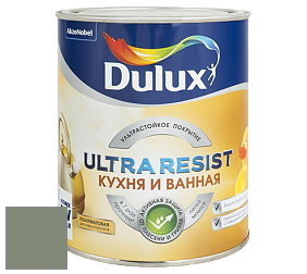 Краска DULUX LUXIUM ULTRA RESIST КУХНЯ И ВАННАЯ полуматовая ультрастойкая краска цвет RAL 7033 