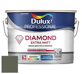 Краска DULUX LUXIUM DIAMOND EXTRA MATT глубокоматовая краска цвет NCS S 7010-G50Y 
