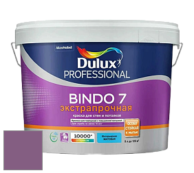 Краска DULUX LUXIUM BINDO 7 Экстрапрочная матовая краска цвет 90RB 16/244 