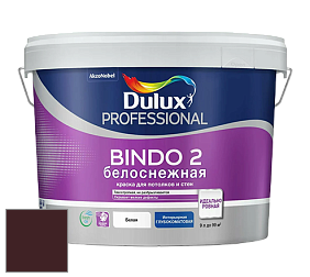 Краска DULUX LUXIUM BINDO 2 глубокоматовая краска цвет RAL 3007 