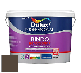 Краска DULUX LUXIUM BINDO НЕГОРЮЧАЯ 9л глубокоматовая краска цвет 10YY 08/093 Pebble Mosaic